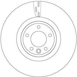 Brake Disc TRW DF6957S OE Ref LR161894
