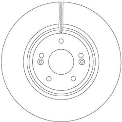 Brake Disc TRW DF6958S OE Ref 51712-D4800