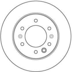 Brake Disc TRW DF6961S OE Ref 5276159000