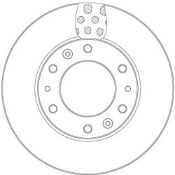 Brake Disc TRW DF6962S OE Ref 51761-59000