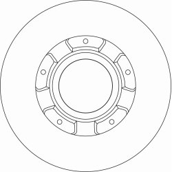 Brake Disc TRW DF6963S OE Ref BK212A097EA