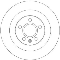 Brake Disc TRW DF6970 OE Ref 31471477