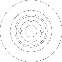 Brake Disc TRW DF6974 OE Ref N251-26-251