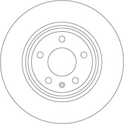 Brake Disc TRW DF6981S OE Ref 80A615601B