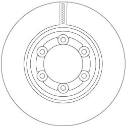 Brake Disc TRW DF6984 OE Ref 8980062590