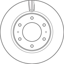 Brake Disc TRW DF6992S OE Ref 4615A223
