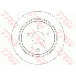 Brake Disc TRW DF7369 OE Ref 43206-JD00A