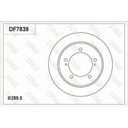 Brake Disc TRW DF7839 OE Ref 55211-76J01