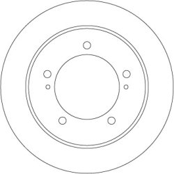 Disque de frein TRW DF7839 pour SUZUKI JIMNY OE 55211-76J00 TRW