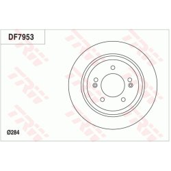 Brake Disc TRW DF7953 OE Ref 58411-3V500