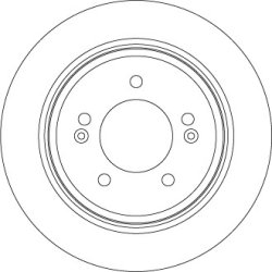Disque de frein TRW DF7953 pour HYUNDAI, KIA OE 58411-3V500 TRW