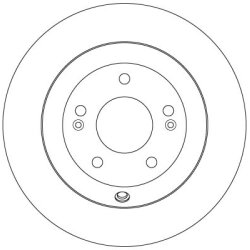 Disque de frein TRW DF7996 pour HYUNDAI, KIA GRAND, SANTA, SORENTO TRW