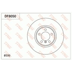 Brake Disc TRW DF8050 OE Ref 34 11 6 792 221