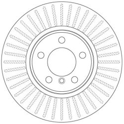 Disque de frein TRW DF8050 pour BMW Série 2, 3, 4, référence d'origine 6792221 TRW
