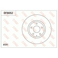Brake Disc TRW DF8052 OE Ref GHR1-33-251A