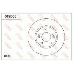 Brake Disc TRW DF8056 OE Ref 51712-A6000