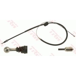Handbrake Cable TRW GCH133 OE Ref 1J0 609 721 AR
