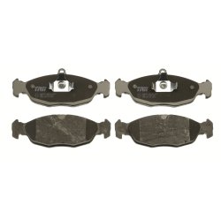 Jeu de plaquettes de frein TRW GDB1040 pour CHEVROLET, DAEWOO, GM KOREA, FSO et plus encore... TRW