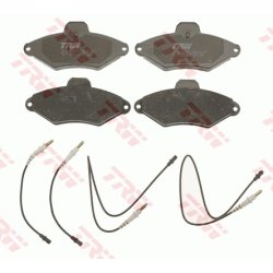 Jeu de plaquettes de frein TRW GDB1101 pour CITROËN XANTIA OE E172511 TRW
