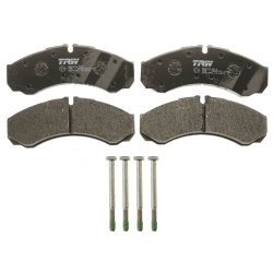 Jeu de plaquettes de frein TRW GDB1345 pour IVECO, LADA, NISSAN OE 1906401 TRW