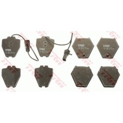 Plaquettes de frein TRW GDB1381 pour AUDI, VW OE 4B0698151D TRW