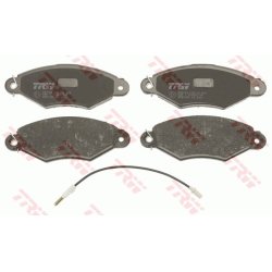 TRW Jeu de plaquettes de frein GDB1402 pour NISSAN, RENAULT KUBISTAR, KANGOO TRW