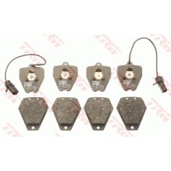Plaquettes de frein TRW GDB1451 pour AUDI A6 OE 4B0698151AE TRW