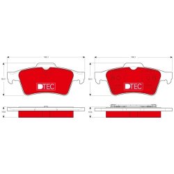 Brake Pad Set TRW GDB1469DTE OE Ref 4387371