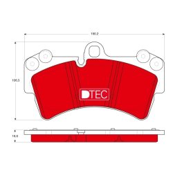 Brake Pad Set TRW GDB1548DTE OE Ref 7L0 698 151 J