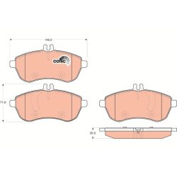 Brake Pad Set TRW GDB1736 OE Ref A 005 420 08 20