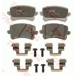 Plaquettes de frein TRW GDB1763 pour AUDI, CHANGAN, SEAT, VW OE 3AA698451 TRW