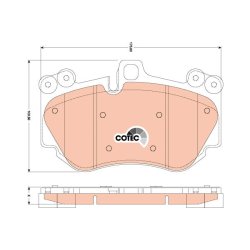Brake Pad Set TRW GDB1764 OE Ref 955 351 939 51