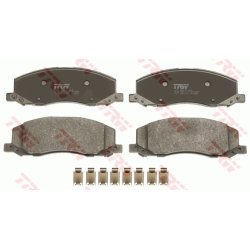 Jeu de plaquettes de frein TRW GDB1781 pour VAUXHALL, SAAB INSIGNIA, 9-5 OE 1605202 TRW