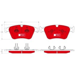Plaquettes de frein TRW GDB1794DTE pour Mercedes Classe M et Classe R