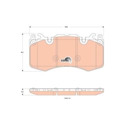 Brake Pad Set TRW GDB1834 OE Ref LR016684