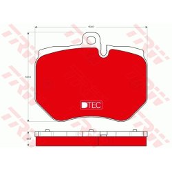 Brake Pad Set TRW GDB1848DTE OE Ref 4L0 698 151 B