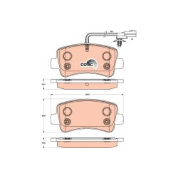 Brake Pad Set TRW GDB1903 OE Ref 44060-00Q0L
