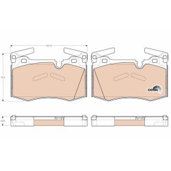 Brake Pad Set TRW GDB1948 OE Ref 34116784726