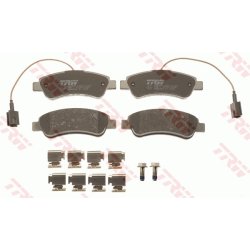 Plaquettes de frein TRW GDB2068 pour CITROËN, FIAT, VAUXHALL, PEUGEOT TRW