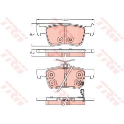Brake Pad Set TRW GDB2252 OE Ref 43022-TVA-A03