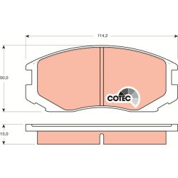 Brake Pad Set TRW GDB3046 OE Ref MB950554