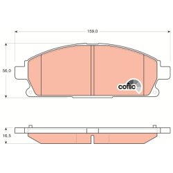 Brake Pad Set TRW GDB3293 OE Ref D1060-8H71A