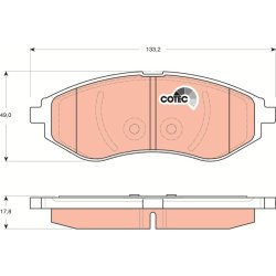 Brake Pad Set TRW GDB3330 OE Ref 96534653