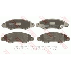 Jeu de plaquettes de frein TRW GDB3363 pour DAIHATSU, SUBARU, SUZUKI OE 5581084E00 TRW