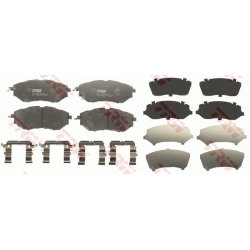 Jeu de plaquettes de frein TRW GDB3372 pour SUBARU OE 26296AL020 TRW