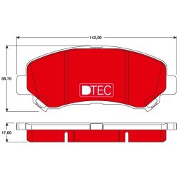Brake Pad Set TRW GDB3467DTE OE Ref D1083-JE00A