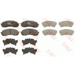 Jeu de plaquettes de frein TRW GDB3469 pour SUBARU IMPREZA OE 26296FG001 TRW