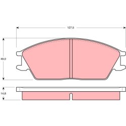 Brake Pad Set TRW GDB373 OE Ref 58101-24A00