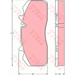 Brake Pad Set TRW GDB5083 OE Ref 30570080000