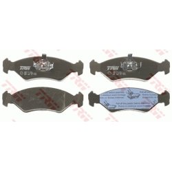 Jeu de plaquettes de frein TRW GDB953 pour FORD FIESTA, KA OE 6188427 TRW